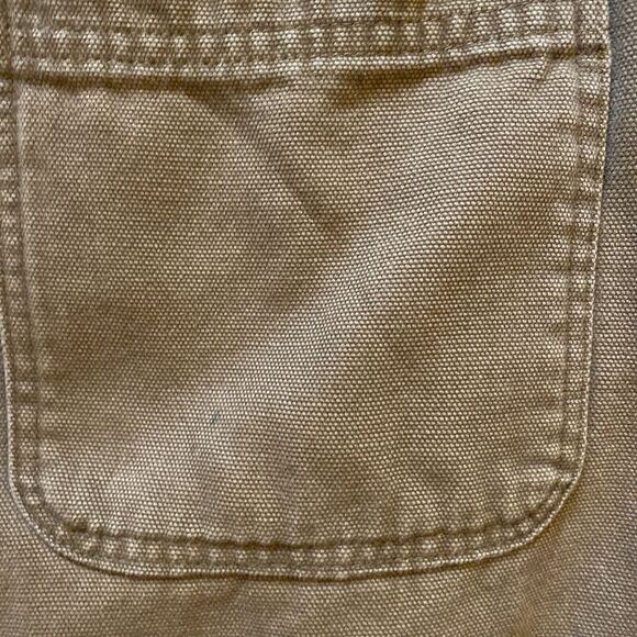 Vintage LL Bean Jacket Men 2XL Tall Brown Barn Chore Coat Field Plaid Lined - Picture 3 of 14